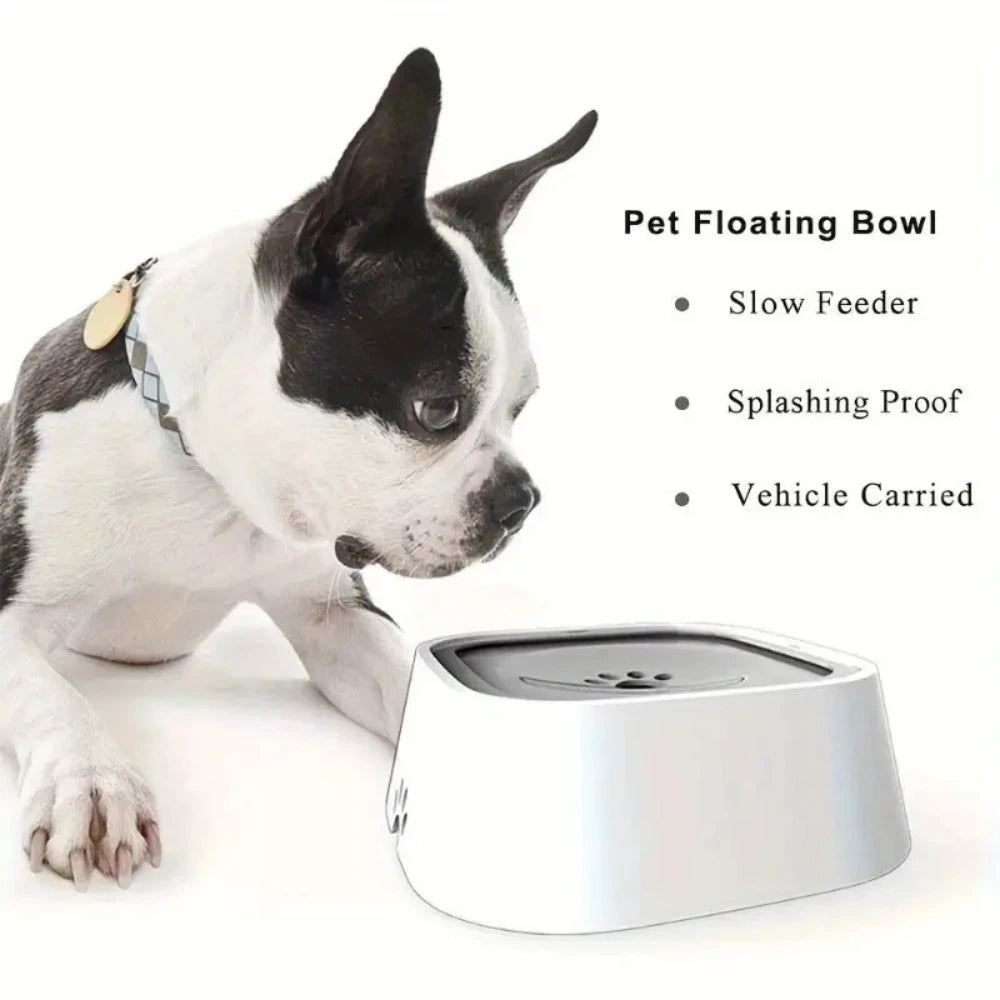 Floating Water Filter Bowl - Non-Slip & Spill-Resistant Pet Water Bowl