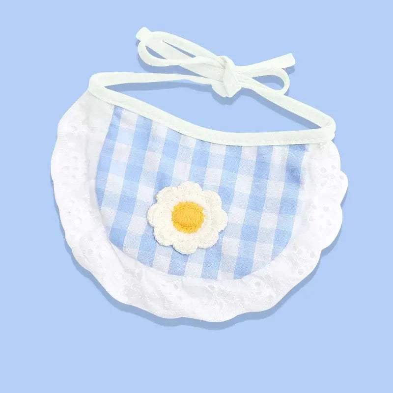 1PCS Cute Cat Dog Bibs Different Shape Design Pet Accessories Dog Bandana Saliva Towel Scarf for Small Dogs Chiwawa Pet Products