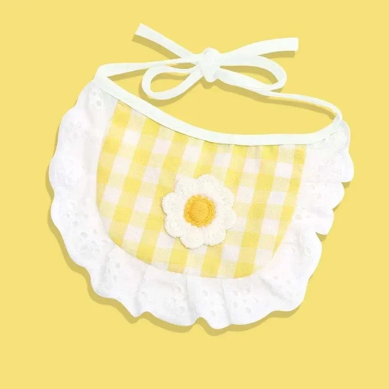 1PCS Cute Cat Dog Bibs Different Shape Design Pet Accessories Dog Bandana Saliva Towel Scarf for Small Dogs Chiwawa Pet Products