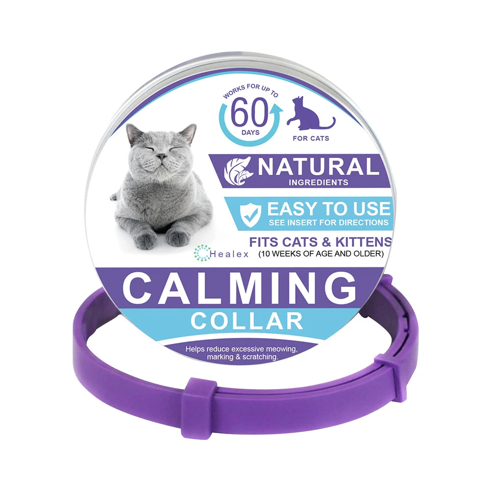 38cm Calming Collar Necklace Adjustable Stress Reduction Collar Waterproof Relieve Anxiety Remove Restlessness Pet Supplies