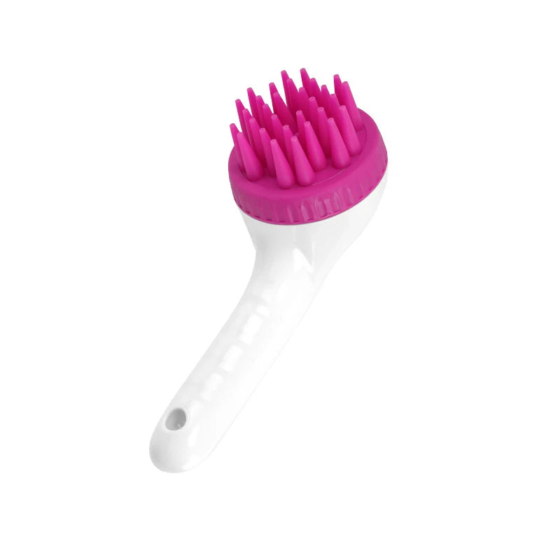Pet Grooming Brush Pet Bathing Grooming Brush Set For Dogs Cats Soft Head For Dead Skin Loose Fur Removal Massage Bathing Brush