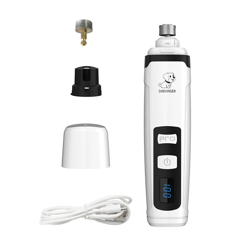 Rechargeable Electric Dog Nail Clippers, Quiet USB Charging, Cat Paws, Nail Grooming, Nail Grinder, Trimmer, Pet Tools