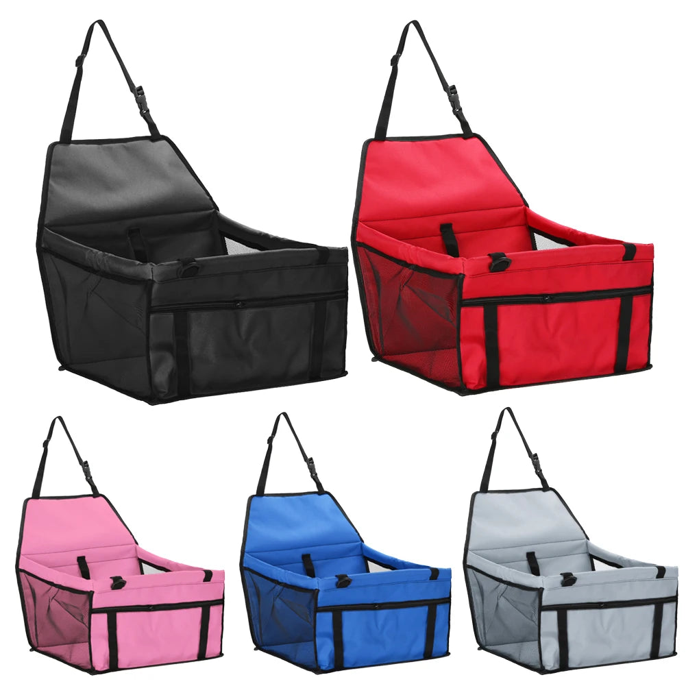 Folding Pet Dog Carrier Pad Waterproof Dog Seat Bag Basket Safe Carrying Cat Puppy Bag Car Seat for Small to Medium Dog