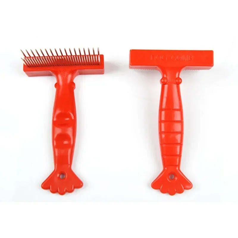 Rake Brush Undercoat Products Row and Double Steel Grooming Durable Safe Dog Pins Stainless Comb Pet Cat