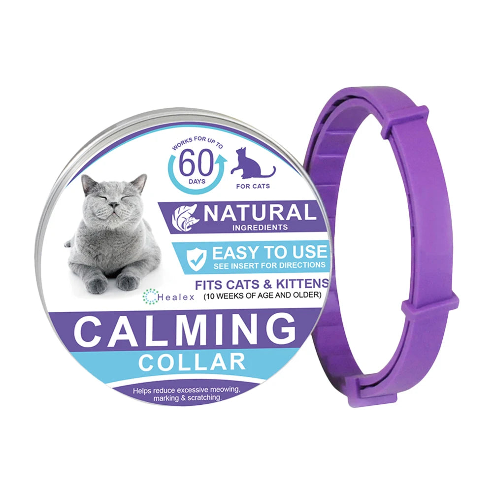 38cm Calming Collar Necklace Adjustable Stress Reduction Collar Waterproof Relieve Anxiety Remove Restlessness Pet Supplies