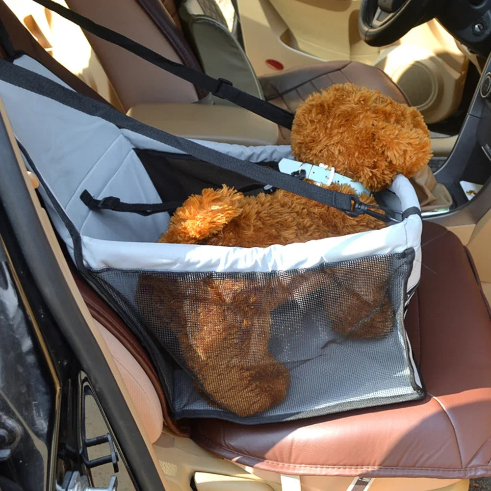 Folding Pet Dog Carrier Pad Waterproof Dog Seat Bag Basket Safe Carrying Cat Puppy Bag Car Seat for Small to Medium Dog