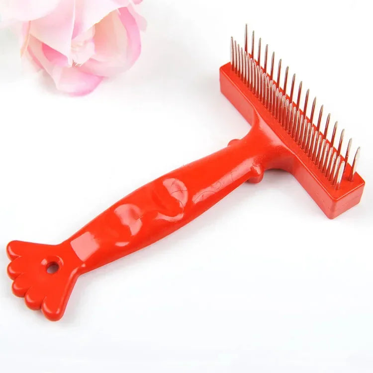 Rake Brush Undercoat Products Row and Double Steel Grooming Durable Safe Dog Pins Stainless Comb Pet Cat