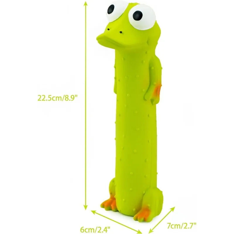 Pet toys, dog toys, 3-piece squeaky latex dog toys, puppy scratch interactive games, suitable for small and medium-sized dogs