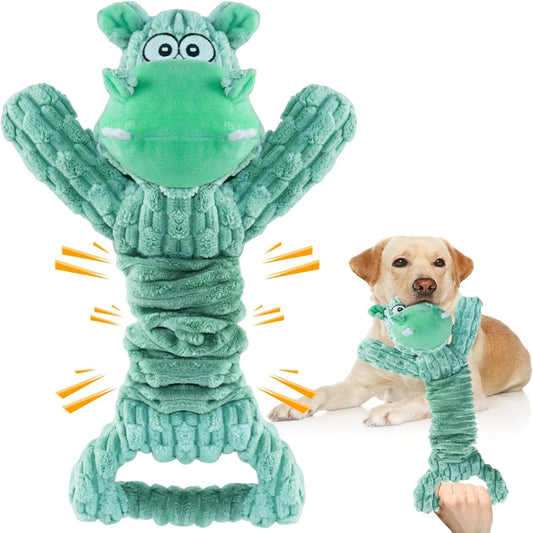 Soft, Durable, and Adorable War Dog Design Squeaky Toys for Small, Medium, Large Pets - Ideal Hours of Entertainment