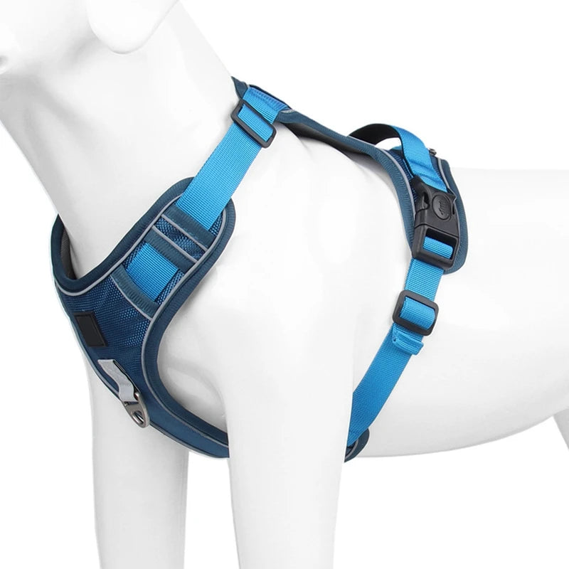 Dog Harness Reflective Midium Large Dogs Tactical Vest Big 1680D Waterproof Oxford Cloth Dog Harnesses Pet Accessoires Supplies