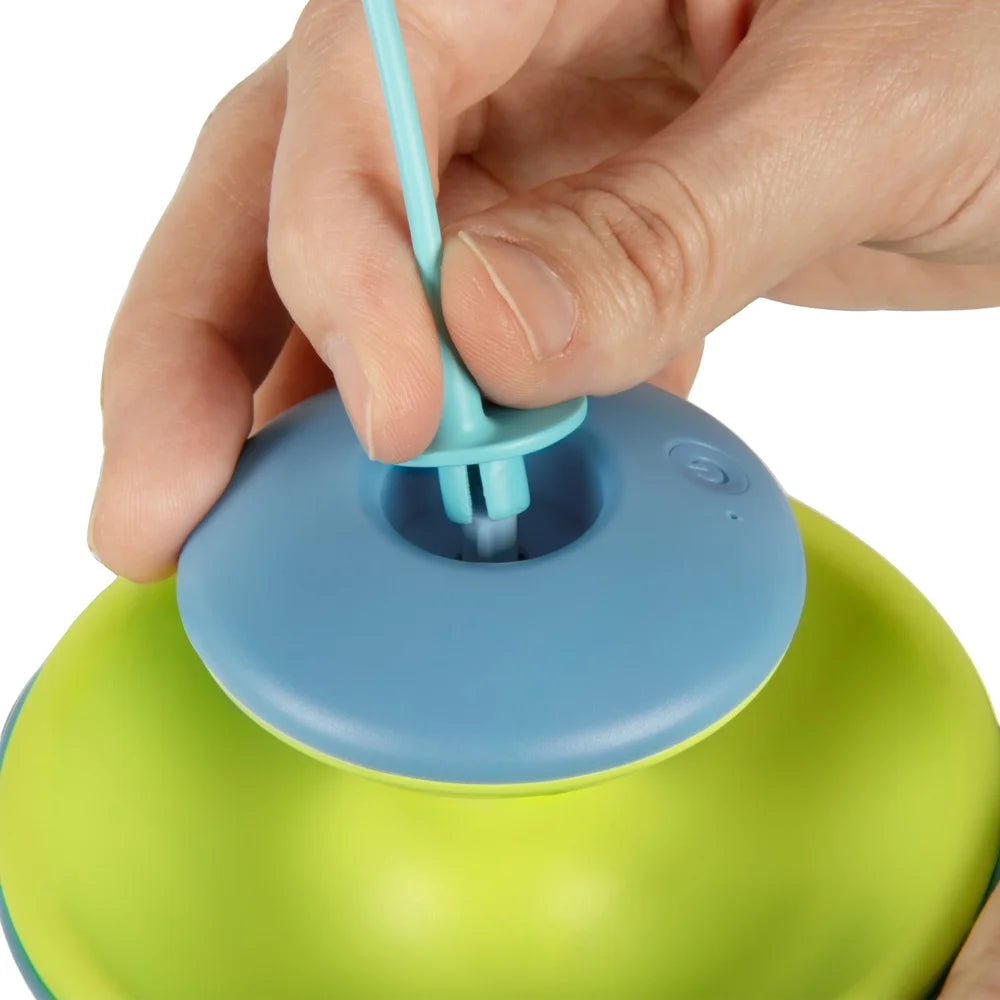 Interactive Cat Toy with Spinning Feather Wand and Rolling Track Ball Motion Activated Wobble Base Solo or Group Play