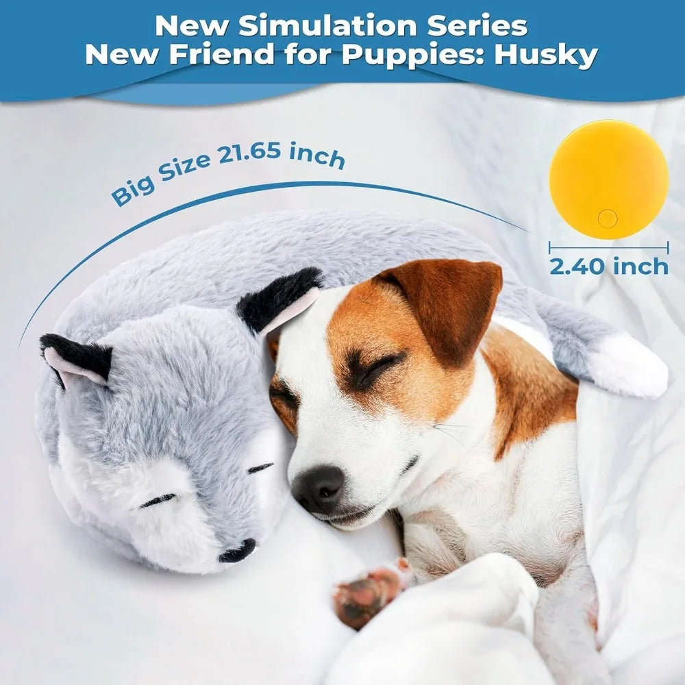 Heartbeat Puppy Toy Heartbeat Stuffed Toy for Dog Anxiety Relief and Calming Aid, Heartbeat Stuffed Animal for
