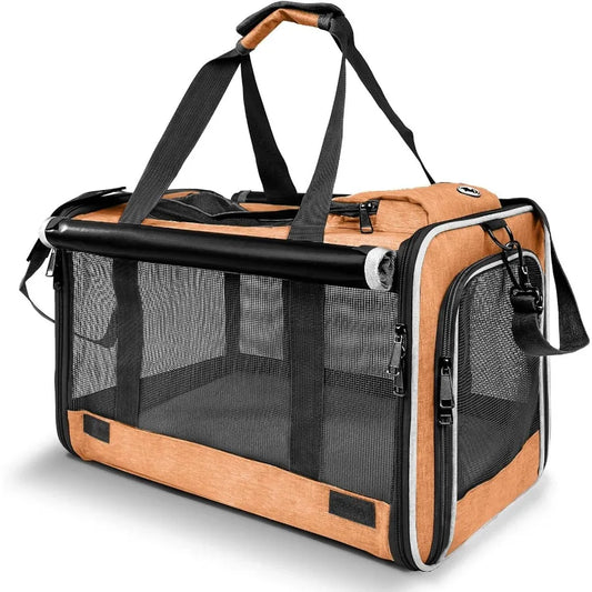 Dog Carry Bag for Puppy Pet SoftShell Portable Kennel Crate for 015 lbs Foldable Pomeranian Travel Cage Tea Cup Yorkie Carrier
