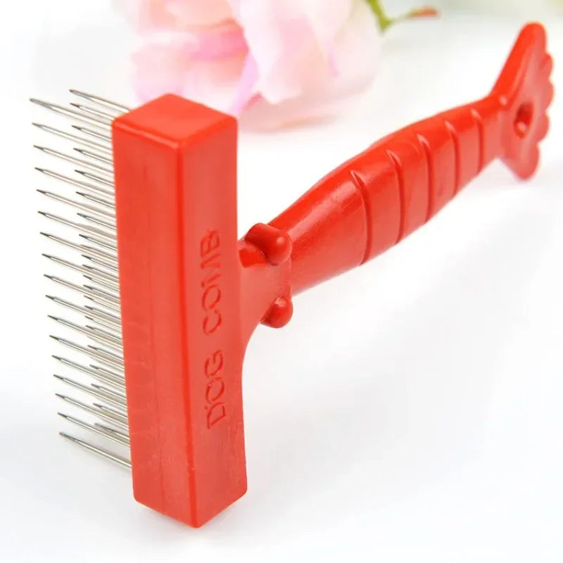 Rake Brush Undercoat Products Row and Double Steel Grooming Durable Safe Dog Pins Stainless Comb Pet Cat