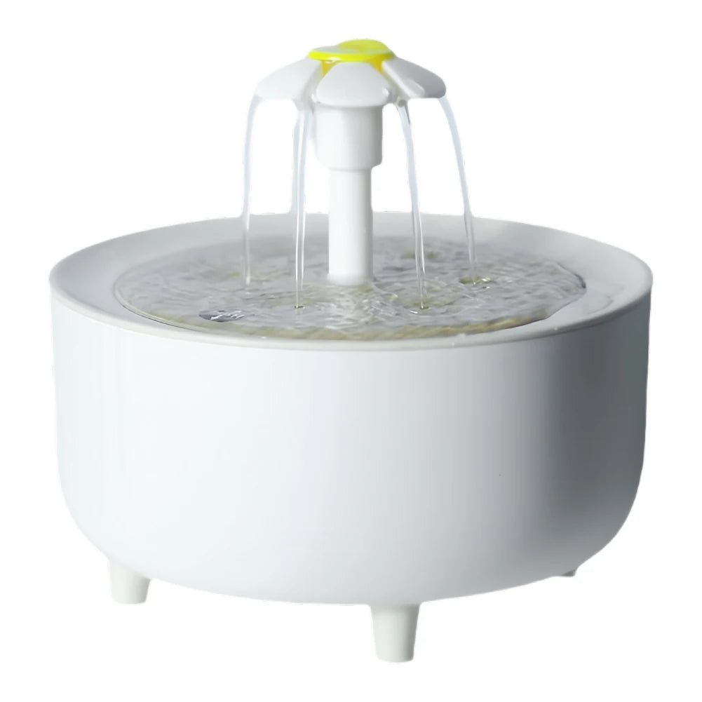1200ml Automatic Cat Water Fountain Filter USB Auto Filter Transparent Cat Drinker Electric Mute Recirculate Filtering Drinker