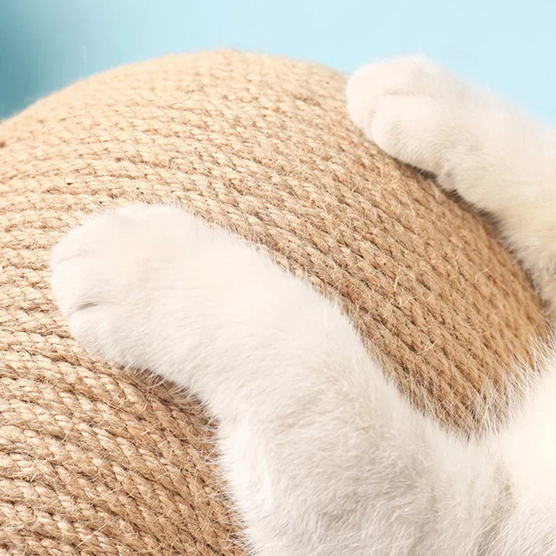 Cat Scratching Ball Toy Kitten Sisal Rope Ball Board Grinding Paws Toys Cats Scratcher Wear-resistant Pet Furniture supplies Toy
