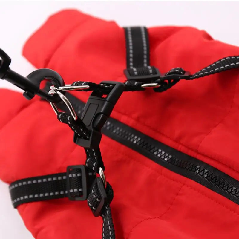Winter Dog Coats Dog Snow Jacket With Zipper Warm Dog Winter Jacket Zippered Dog Snow Coat For Small Medium Large Dogs