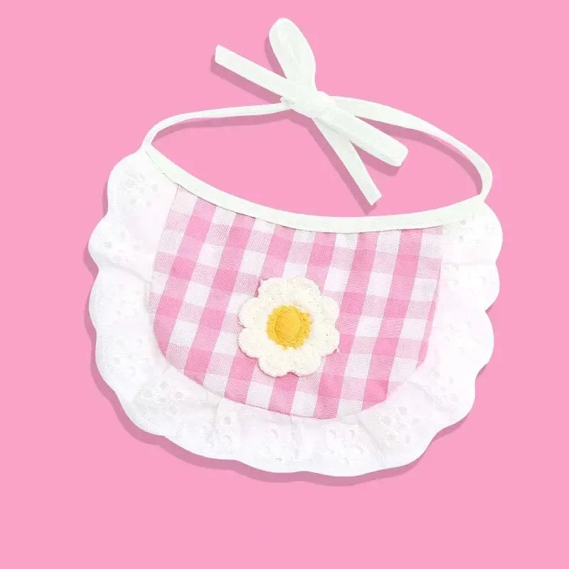 1PCS Cute Cat Dog Bibs Different Shape Design Pet Accessories Dog Bandana Saliva Towel Scarf for Small Dogs Chiwawa Pet Products