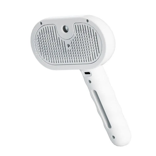 3 in 1 Cat Steam Brush Pet Spray Hair Removal Comb with Release Button Cat Grooming Brush Rechargeable Dog Brush