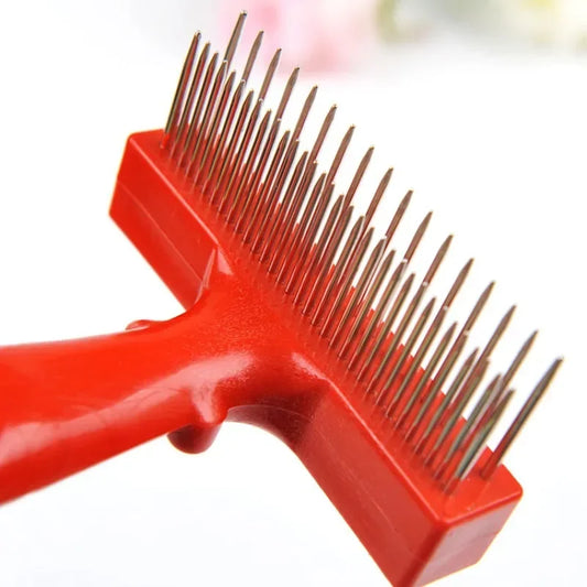 Rake Brush Undercoat Products Row and Double Steel Grooming Durable Safe Dog Pins Stainless Comb Pet Cat