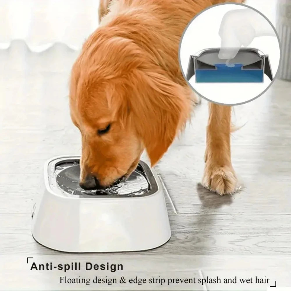 Floating Water Filter Bowl - Non-Slip & Spill-Resistant Pet Water Bowl