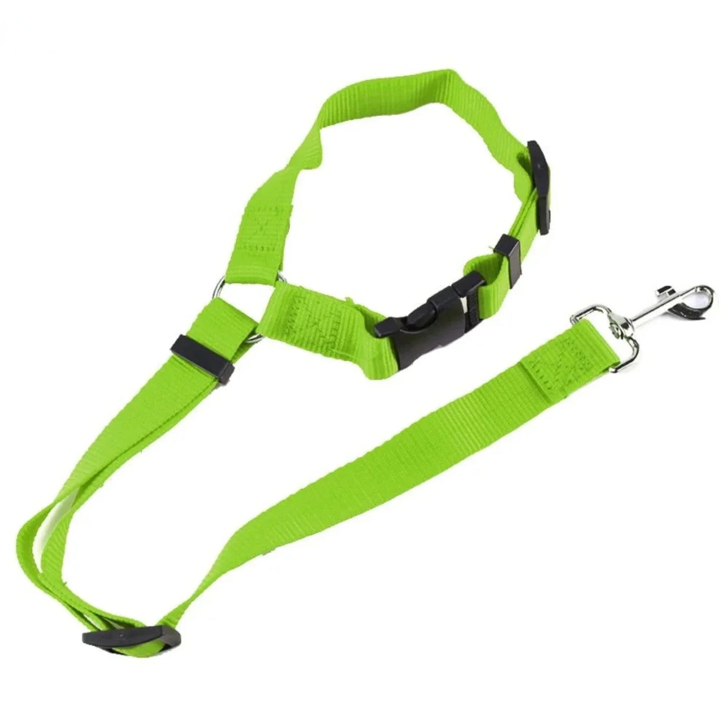 Adjustable Nylon Dog Cat Safety Seat Belt Restraint Leash for Car Headrest