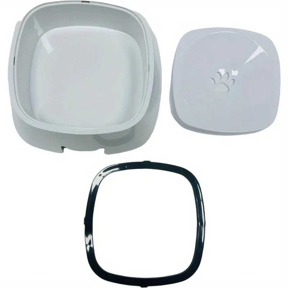 Floating Water Filter Bowl - Non-Slip & Spill-Resistant Pet Water Bowl