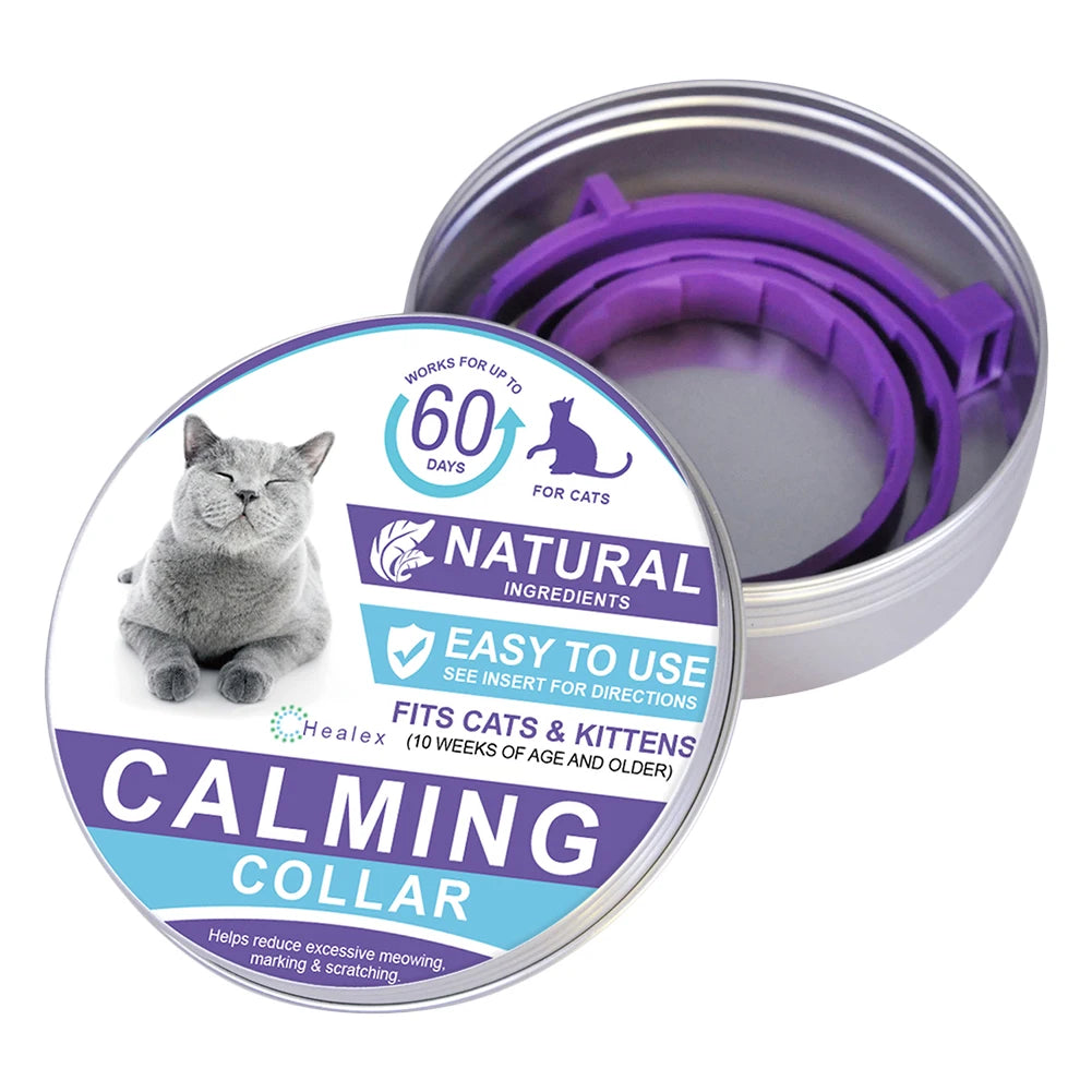 TPR Calming Collar Necklace Adjustable Stress Reduction Collar Waterproof Relieve Anxiety Remove Restlessness Pet Accessories