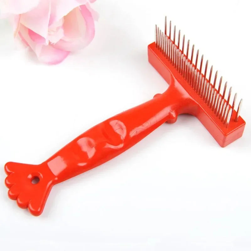 Rake Brush Undercoat Products Row and Double Steel Grooming Durable Safe Dog Pins Stainless Comb Pet Cat