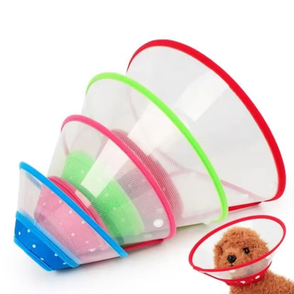 1Pc Shopee Cute Design Cheap Adjustable Comfortable Pet Cone Collar Dog Recovery Collar Apparel Martingale collar dog Dogs leash
