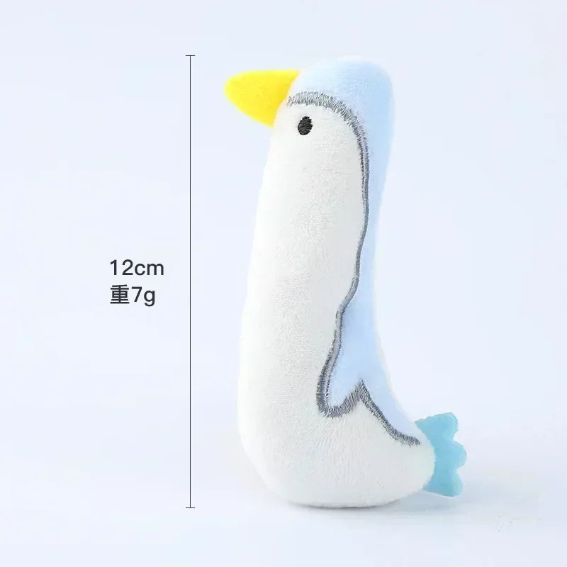 Catnip Cats Toy with Catnip Plush Cat Toys for Kitten Teeth Grinding Thumb Pillow Chewing Toy Claws Thumb Bite Pet Accessories