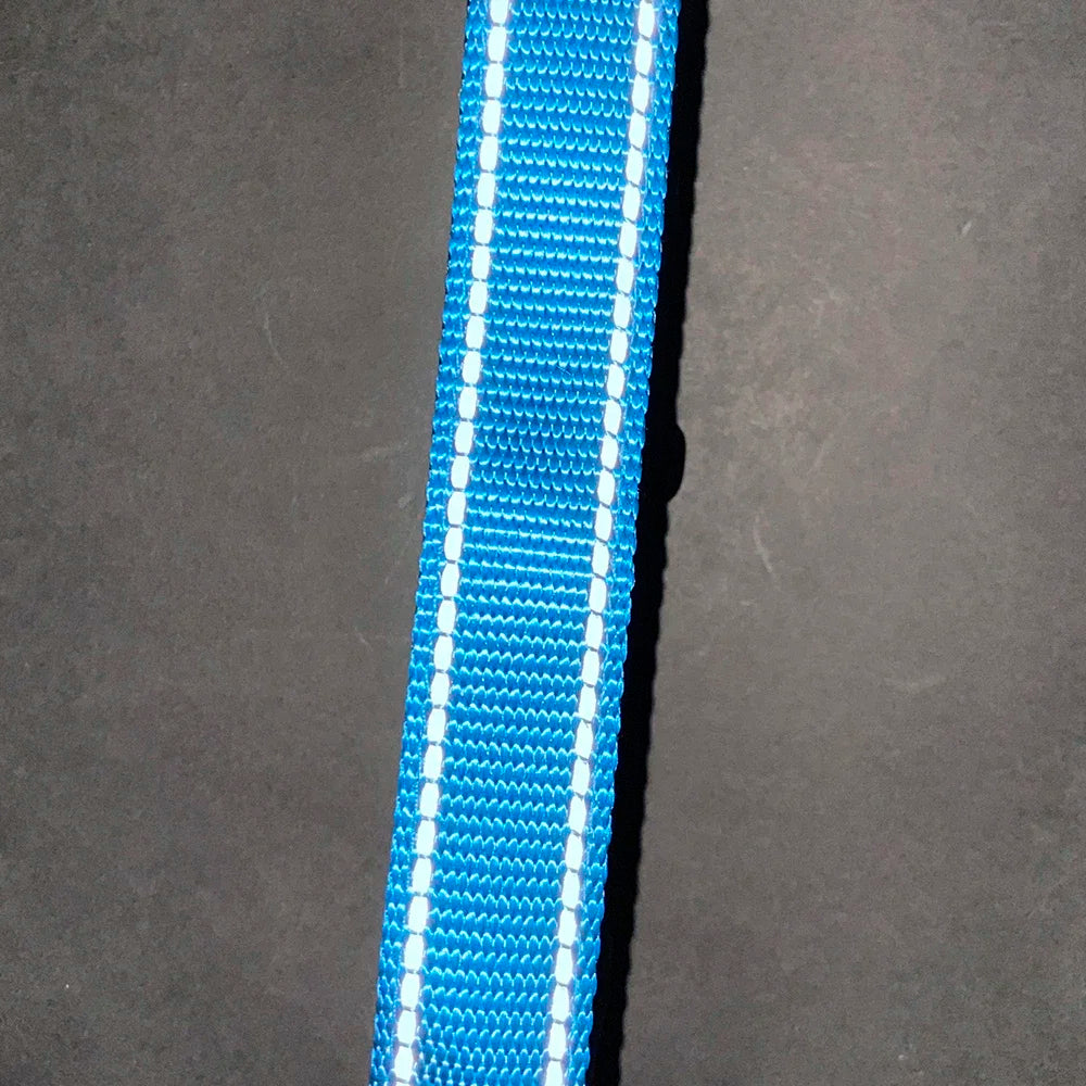 Dog Collars Soft Padded Nylon Neck Collar With Reflective Strip Pet Supplies For Puppies Small Medium Large Dogs (16-23.6 inch)