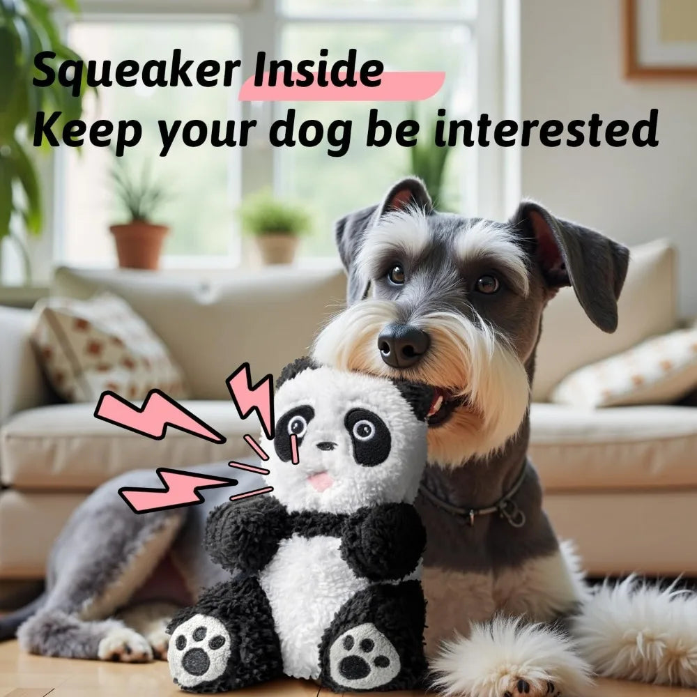 Plush Dog Toys for Aggressive Chewers, Squeaky Dog Toys for Large Dogs, Cute Animals Stuffed Dog Toy for Small