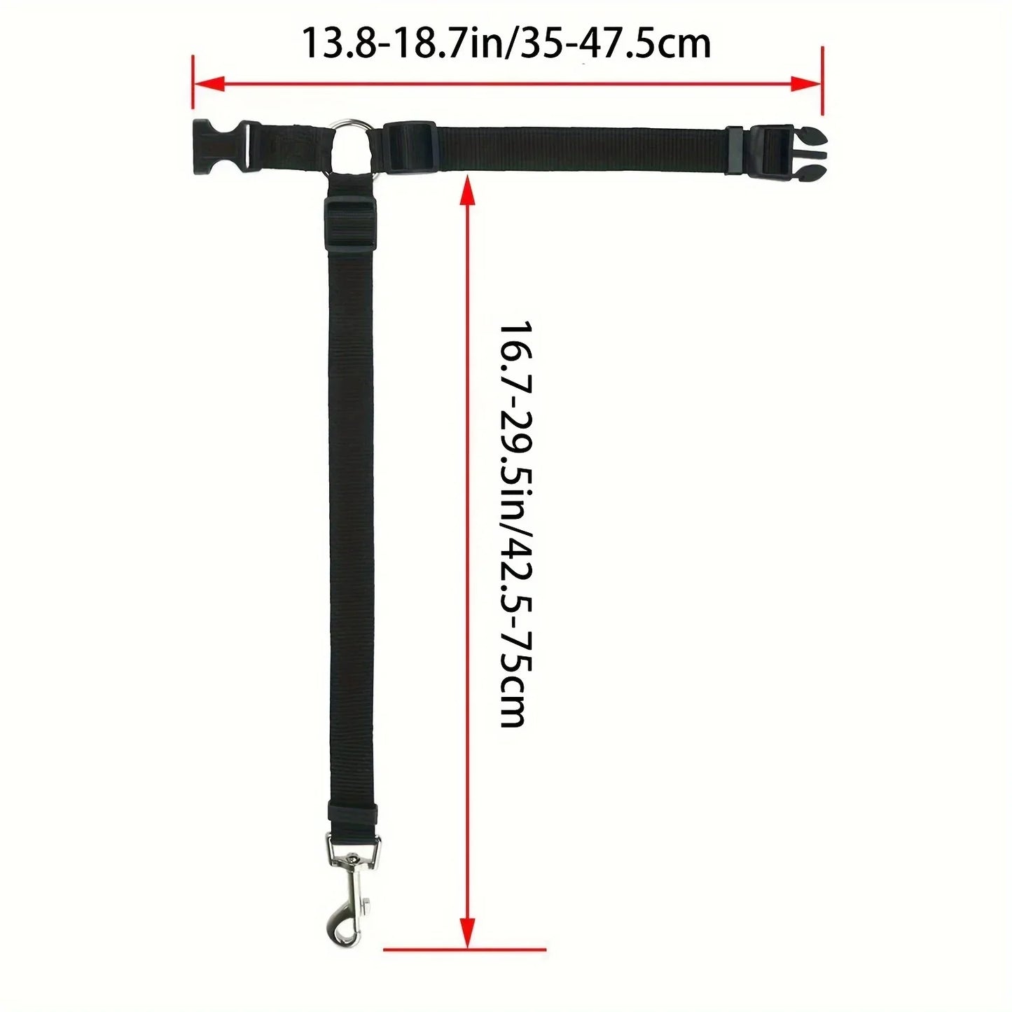 Pet car seat belts, dog and cat car leash, rear seat retractable cat and dog leash, make your dog safer!
